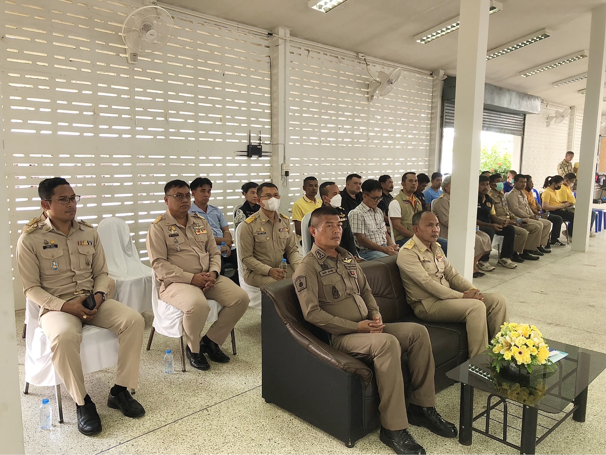 สาธารณสุขอำเภอทับปุดร่วมเป็นเกียรติในพิธีเปิดโครงการช่วยเหลือผู้ติดยาเสพติดของศูนย์ฟื้นฟูสภาพทางสังคม ปีงบประมาณ 2566 อำเภอทับปุด จังหวัดพังงา